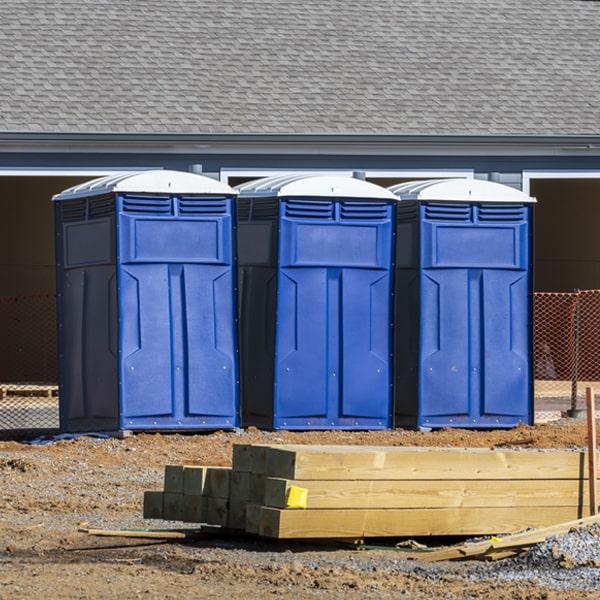 can i customize the exterior of the portable restrooms with my event logo or branding in Almena KS